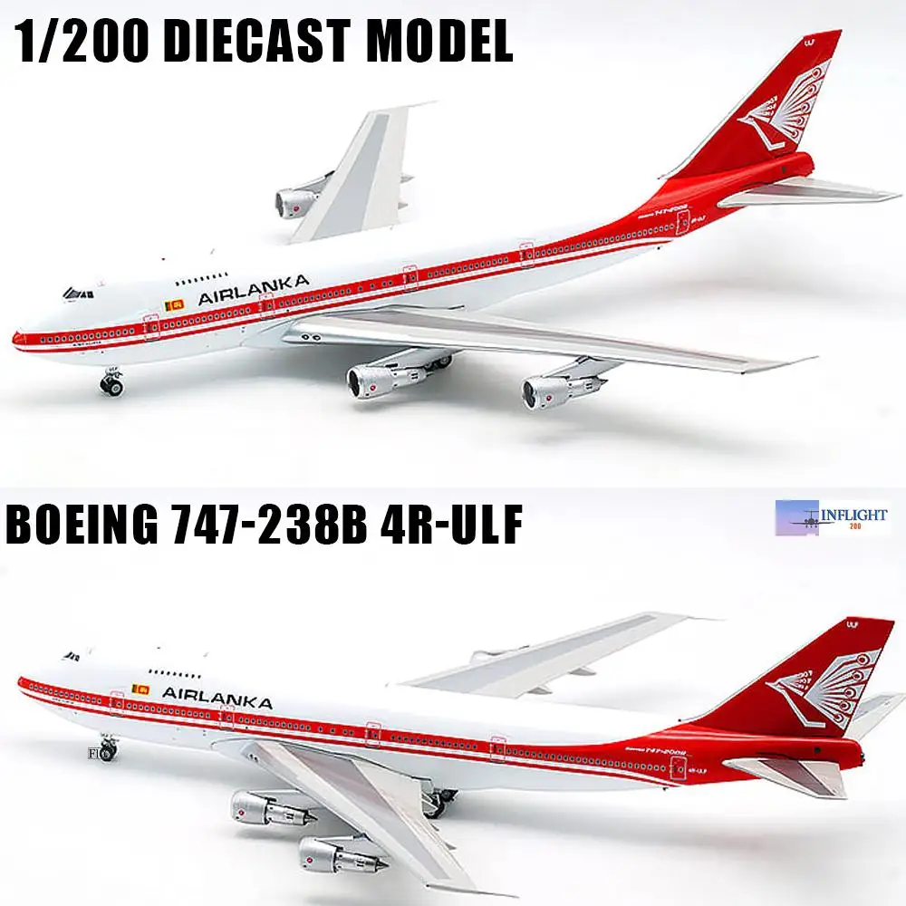 Inflight AIR LANKA BOEING 747-238B 4R-ULF 1/200 литье под давлением модель самолета |