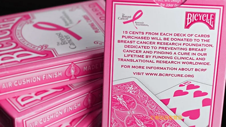 Bicycle Pink Ribbon Playing Cards Bicycle Collectable Deck Poker Size USPCC Limited Edition Deck Magic Cards Magic Tricks Props