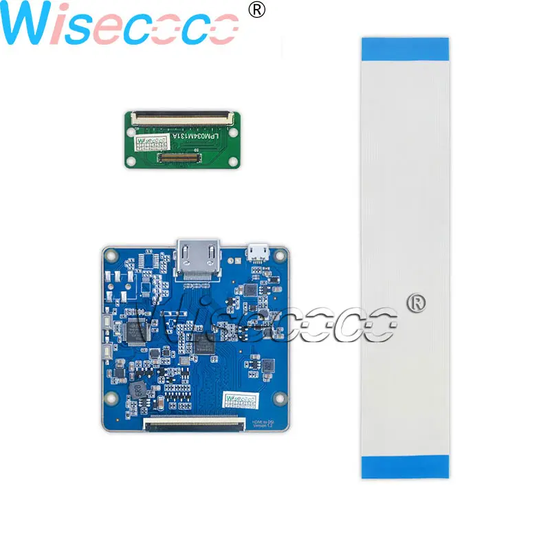 Wisecoco 3,4 дюймовый TFT ЖК-дисплей 651PPI ips панель 1440 × 1700 с HDMI на MIPI конторллер плата для VR очков - Цвет: Controller Board