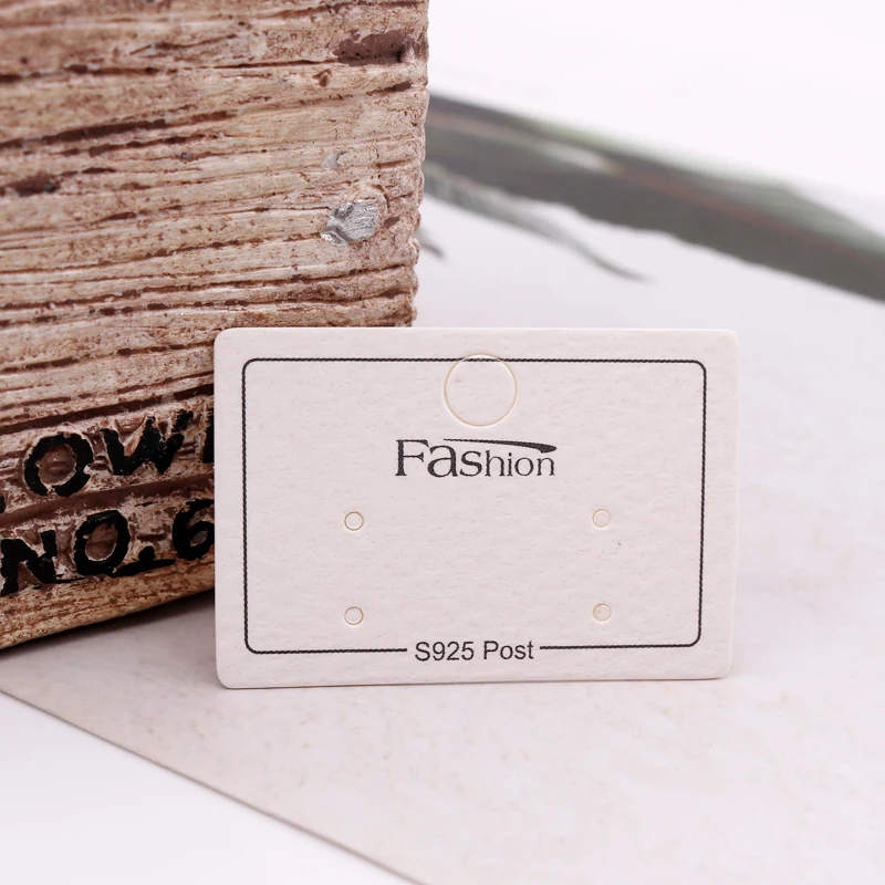 100pcs/lot 3x4.5cm Fashion Earring Cards Ear Clip Display Packaging