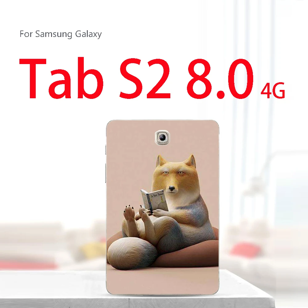 Краски планшетный чехол для Samsung Galaxy Tab S2 8,0 4G SM-T715C T719 SM-T710 Tab A 8,0 SM-T350 SM-T350X Tab3 8,0 SM-T310 T311 чехол - Цвет: T715-na shu shu