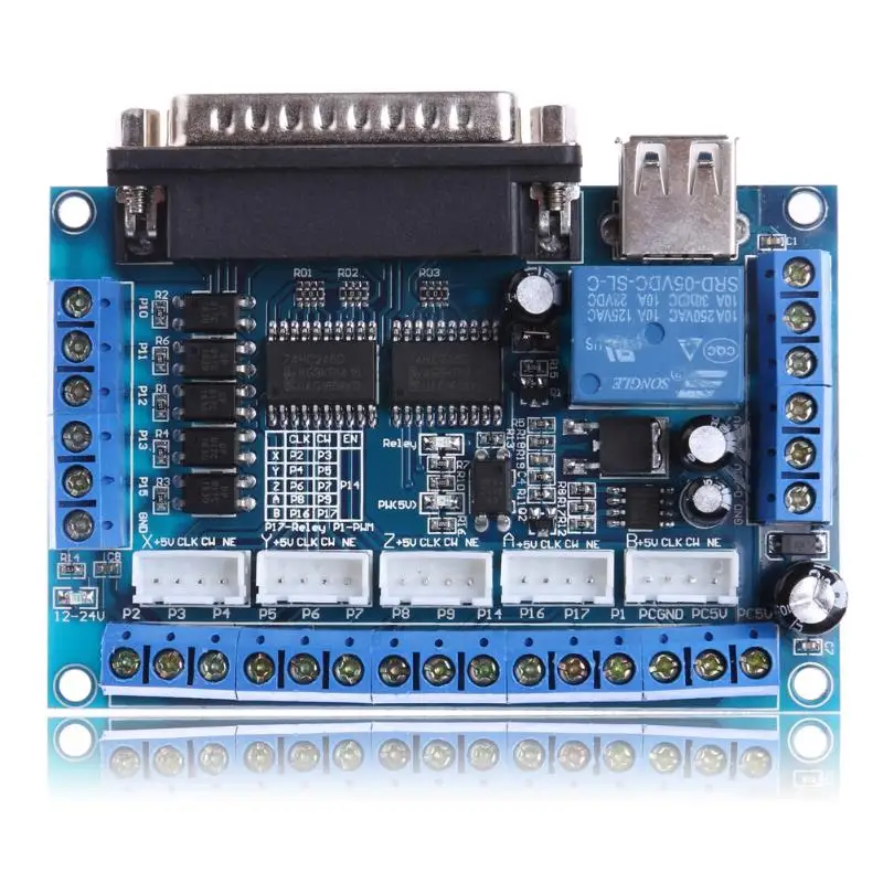 Плата расширения PCI с портами ALLOYSEED 90x70x15 мм постоянный ток 12 24 В 17 LPT usb кабелем для