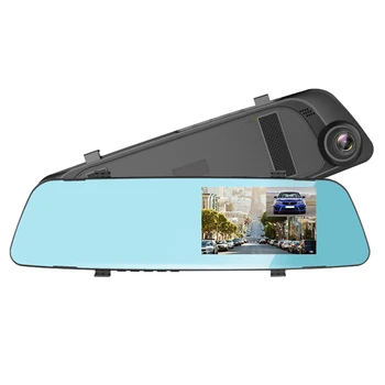 

AD-369 1080P Car Rearview Mirror Dashcam Excellent Craftsmanship Well Durability HD Night Vision with Rear View Cam