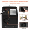 NEW HITBOX Mig Welder Aluminum Welding Synergy Control Stainless Steel Iron Steel Welder 220V MIG ARC TIG MIG 200II 4