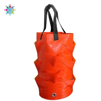 

3 Gallons Multi-mouth Strawberry Planting Growing Bag Container Bags Grow Planter Pouch Root Bonsai Plant Pot Garden Supplies