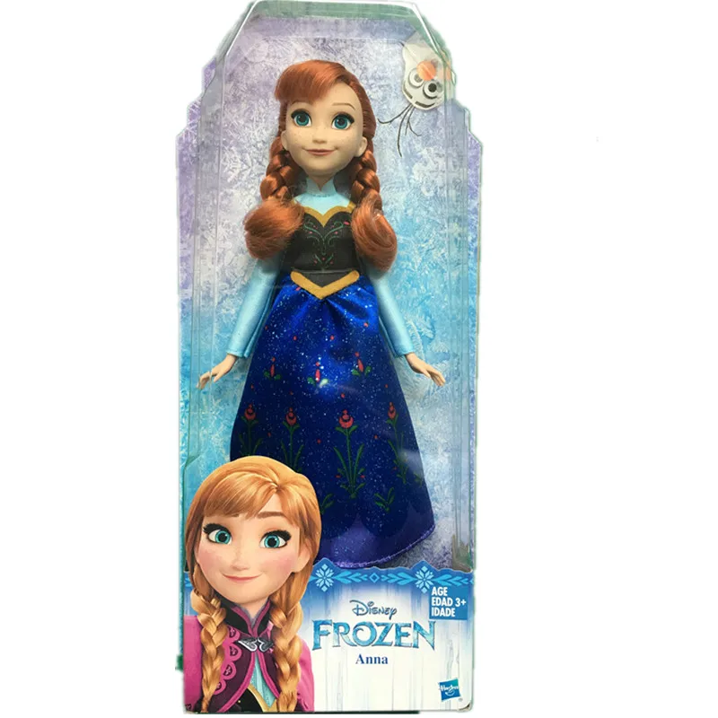 Hasbro Замороженные Куклы Принцессы Диснея, набор игрушек, куклы Эльзы, принцессы Анны, игрушки для девочек, подарок на день рождения - Цвет: B5163