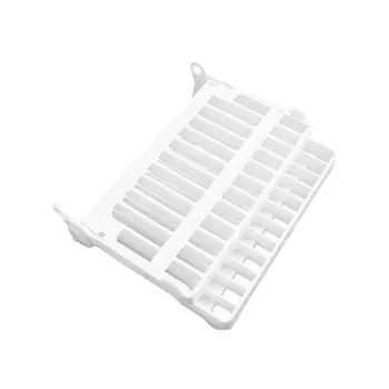 

Foldable Plate Dish Drying Organizer Rack Drainer Plastic Storage Holder Kitchen-White
