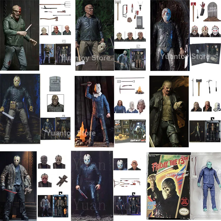 NECA Пятница 13 е игрушки Фредди Джейсон вурхес экшн фигурка игрушка кукла ужас