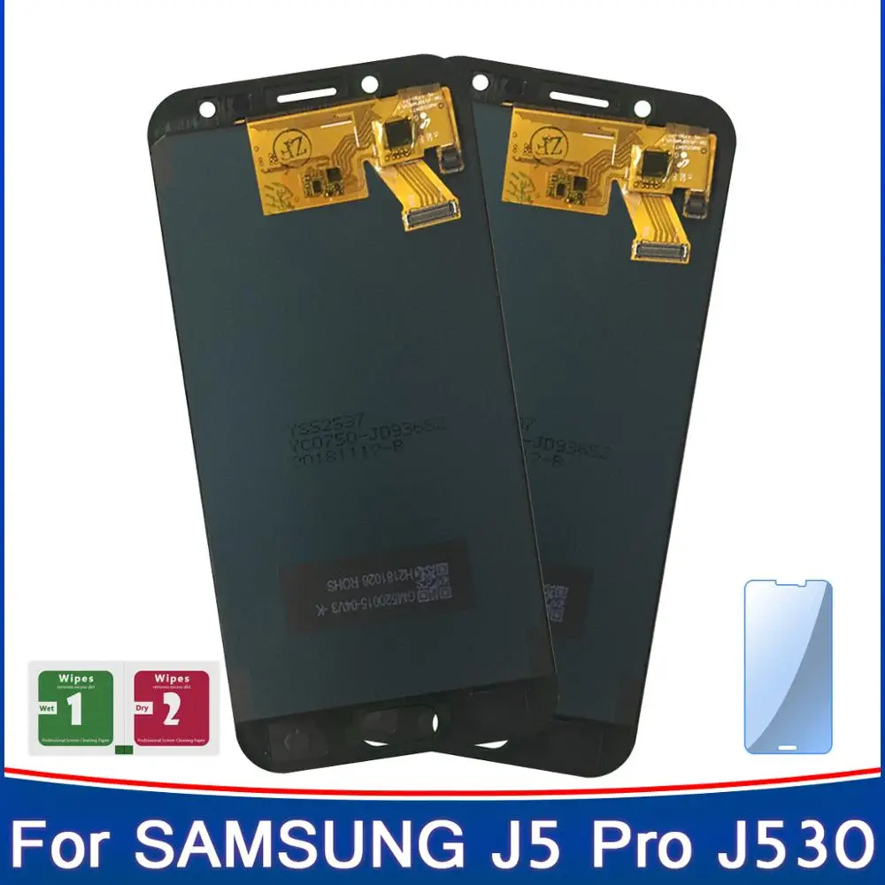 2 шт. сенсорный ЖК экран для Galaxy J5 Pro 2017 J530F дигитайзер 100% протестированный рабочие