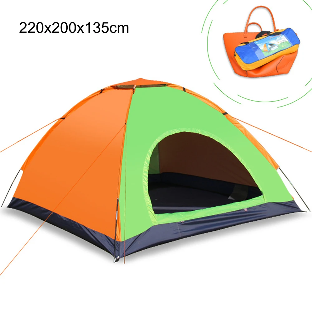 Pessoa ao ar Automáticas de Acampamento Barracas à Prova Tenda com Bolsa Tendas de Acampamento Livre Tendas Dwaterproof Água Praia Caminhadas Transporte 42*11*12cm Novo S26 2 10 High Quality Esporte e Lazer