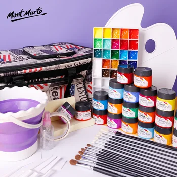 

Mengmate 42-Color Gouache Paint Set Studio Art Student Special Painting Tool Package 100Ml Gouache Paint
