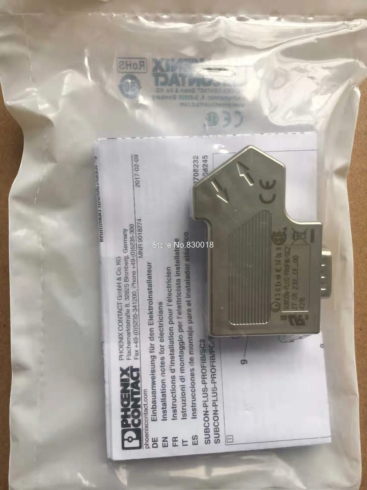 [sa] New Phoenix Connector Subcon-plus-profib Sc2 2708232 Ax/sc 2744380 ...