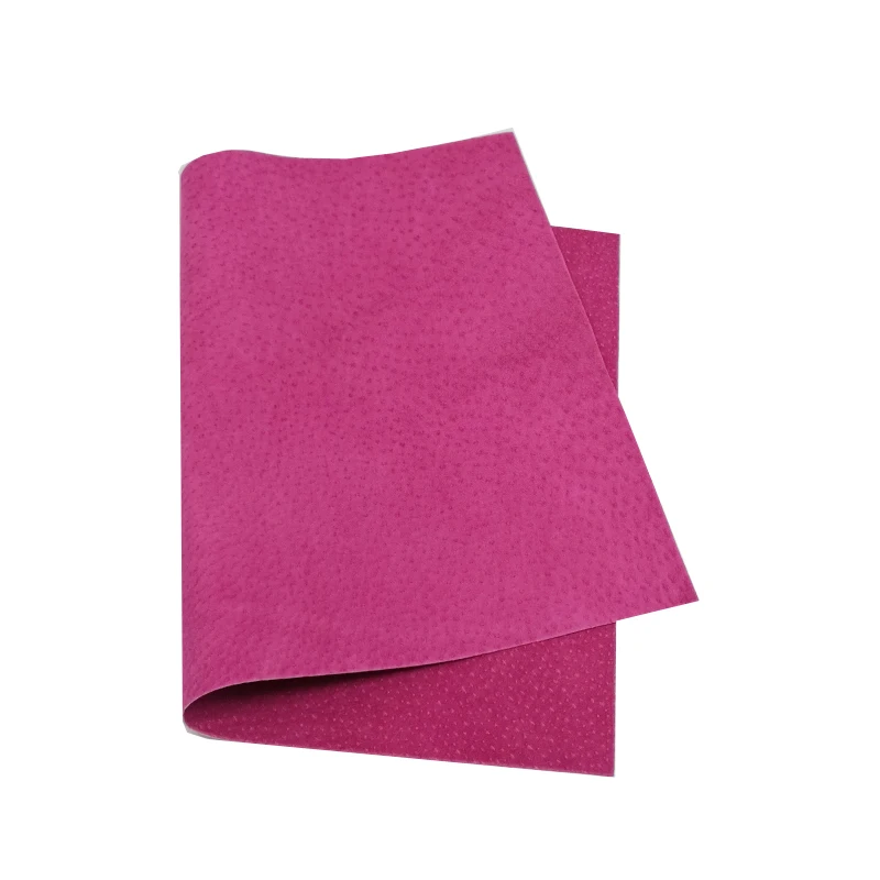 Rose Red 300X200X0,5 мм разноцветная обувь с подкладкой из спилка из натуральной свиной кожи, замшевая обувь, кожаный материал для кожевенного ремесла, Швейные аксессуары - Цвет: Rose Red