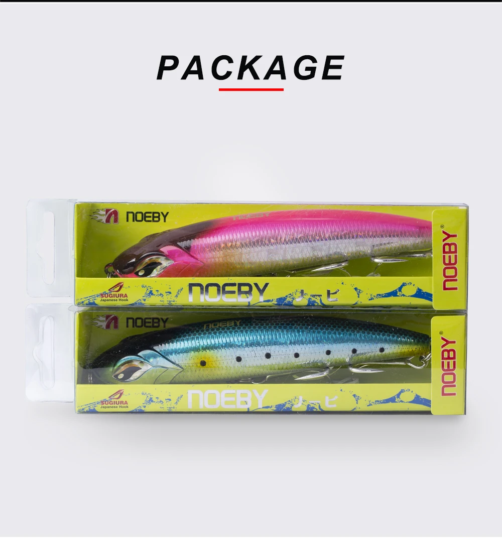 NOEBY приманка для морской рыбалки NBL9493 pelagus 115 мм/150 мм/185 мм приманка-карандаш VMC крюк-воблер для бас Isca искусственная