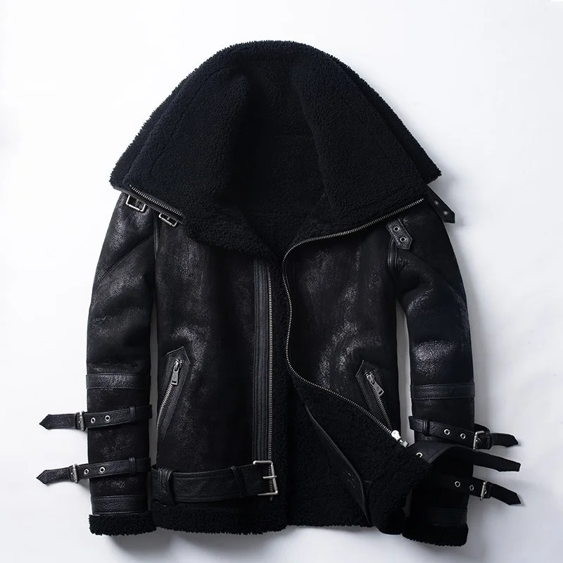 Рисунок 3 - Мужская мотоциклетная куртка из овчины