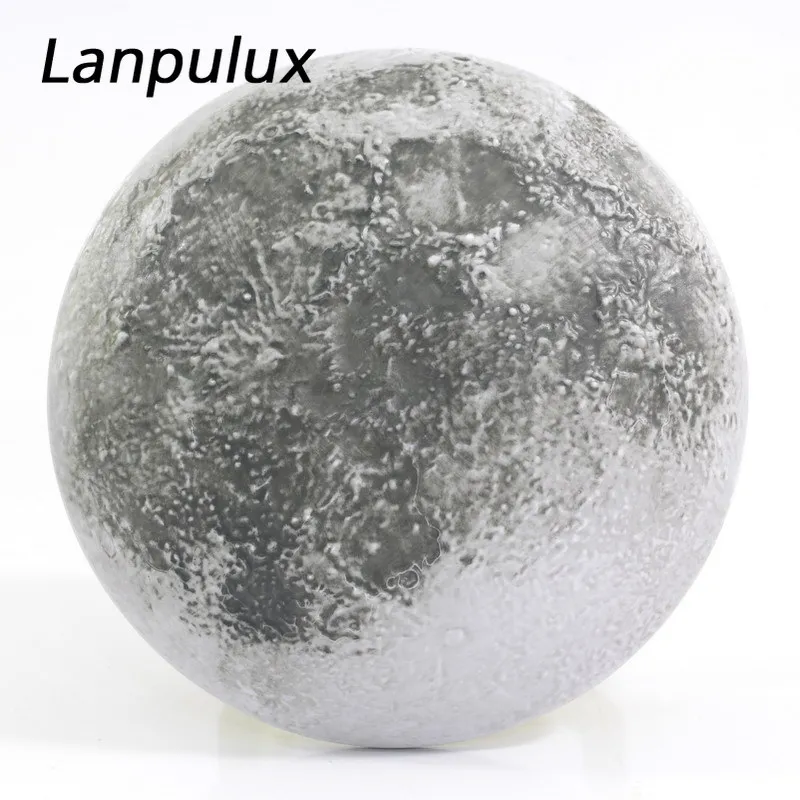Настенный светильник Lanpulux Moon в скандинавском стиле, оздоравливающий светодиодный светильник в виде Луны для детской спальни, детский Ночной светильник с пультом дистанционного управления