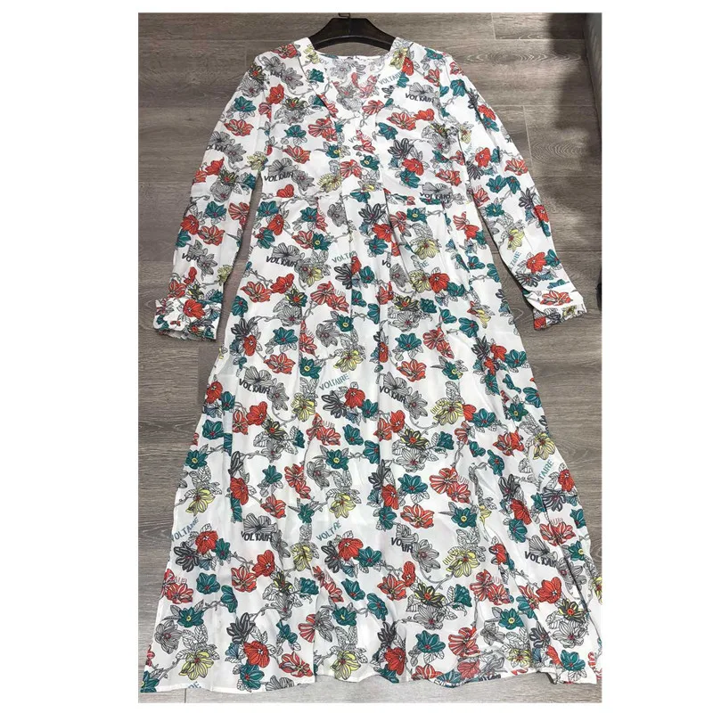 

Women Dress New Spring / Summer 2020 Printed Loose Fashion Dress