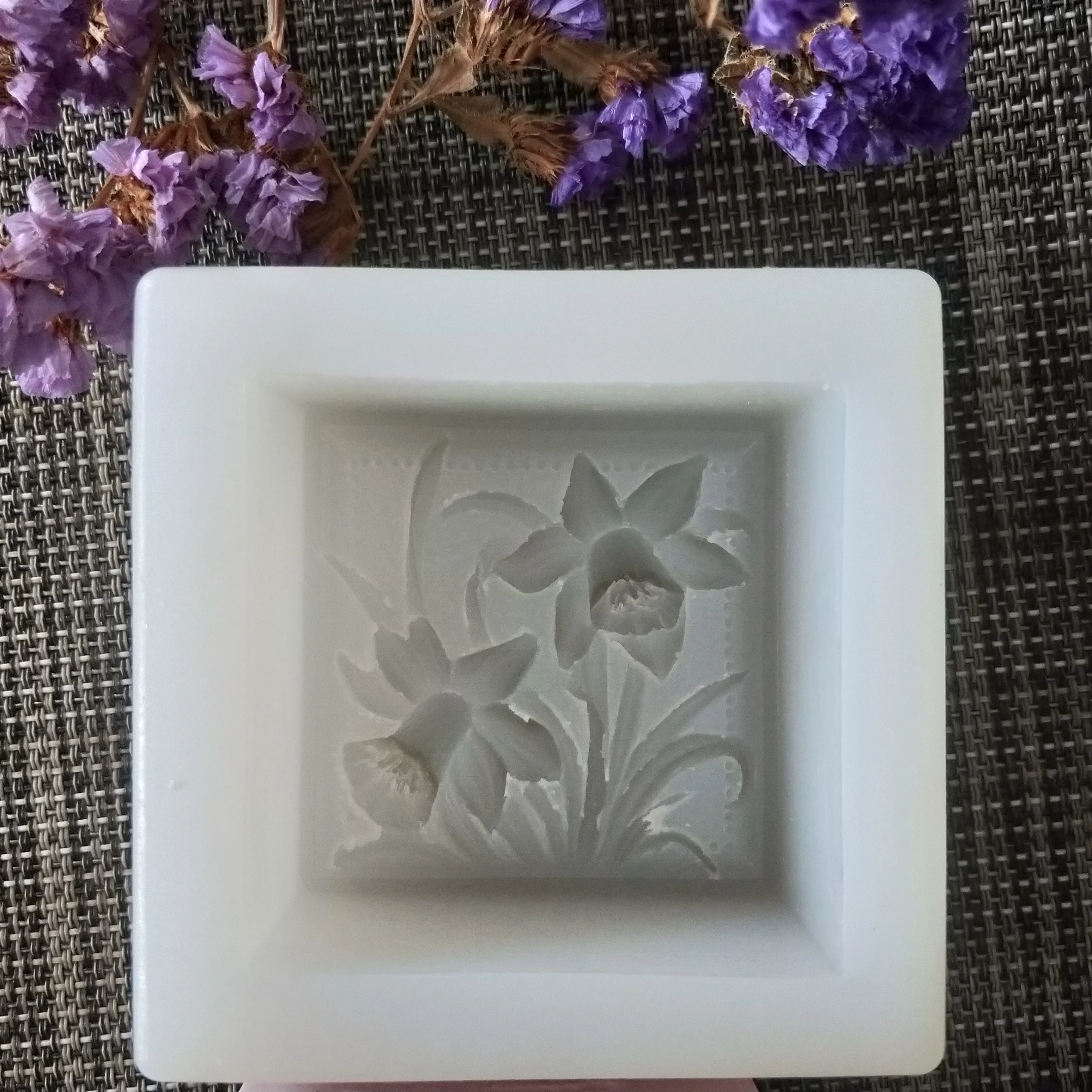 HC0131 przy силиконовые формы цветы формы для мыла Campanula квадратное мыло Цветочная глина Смола гипсовая шоколадная свеча форма для конфет