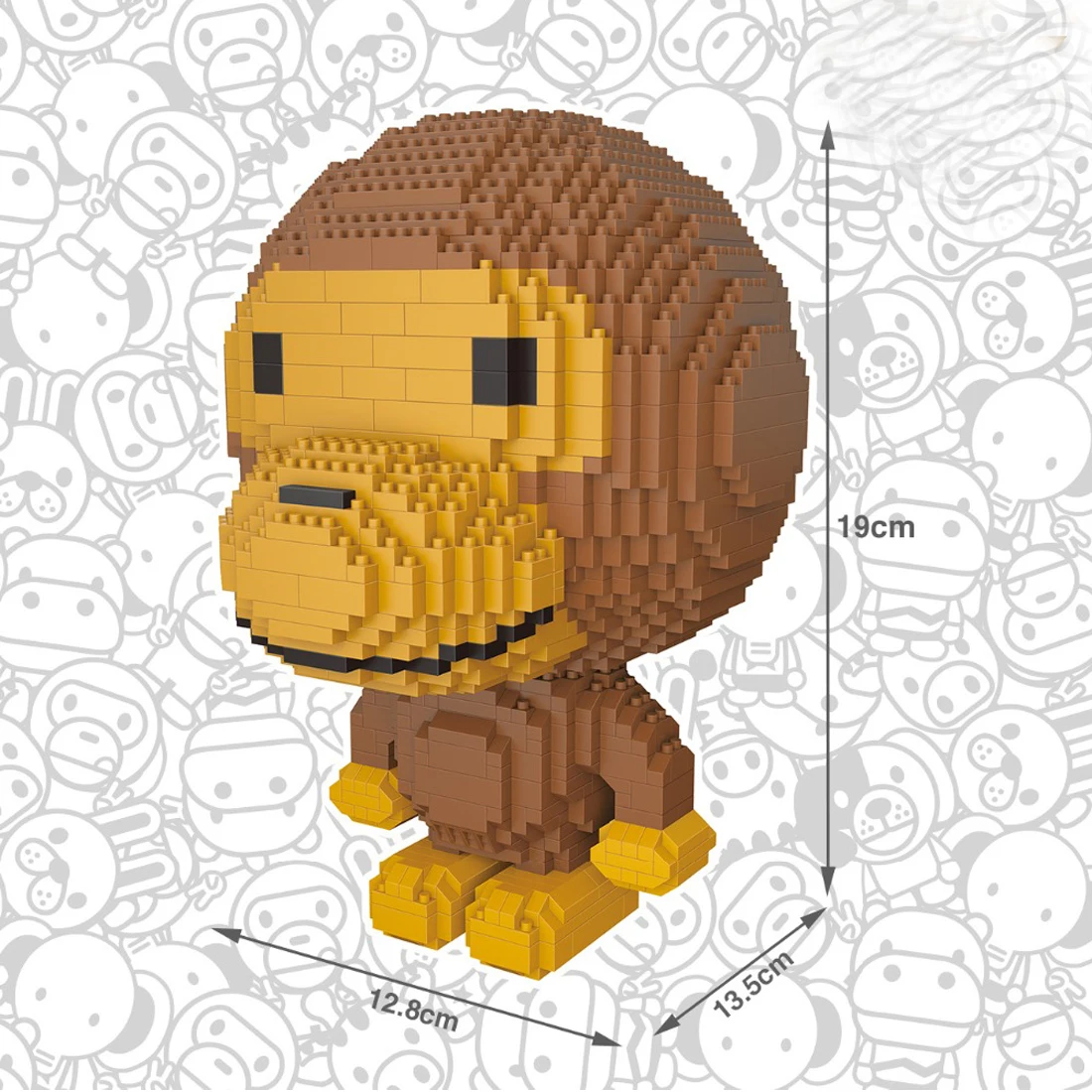 

hot LegoINGlys creators classic japan Anime Game cartoon animal Monkey model mini Micro Diamond Building Blocks bricks toys gift