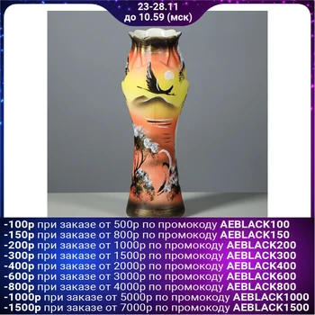 

Table vase "Azalea", safari, painting, 30 cm