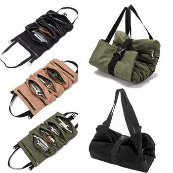 

Tool Roll-Up Bag Wrench Storage Bag Carrier Pouch Car Back Seat Organizer Bag