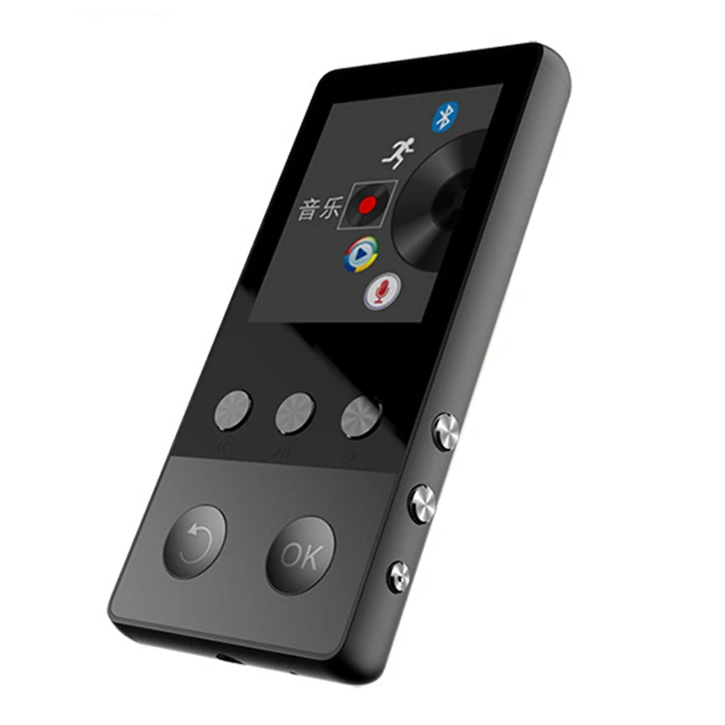 Металлический MP3-плеер Bluetooth Портативный Аудио без потерь HiFi музыкальный плеер MP4 спортивный Walkman с fm-радио, диктофон, электронная книга