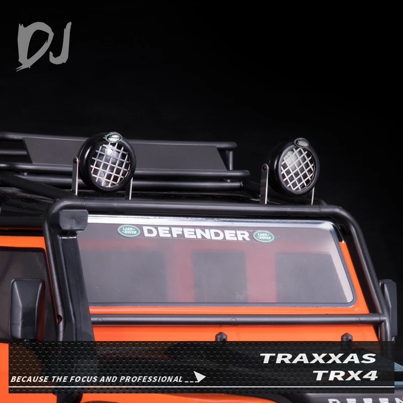 

DIY Searchlight Lamp housing for 1/10 RC Crawler Car Traxxas TRX4 Defender Bronco Metal Searchlight Shell Case Spare Parts