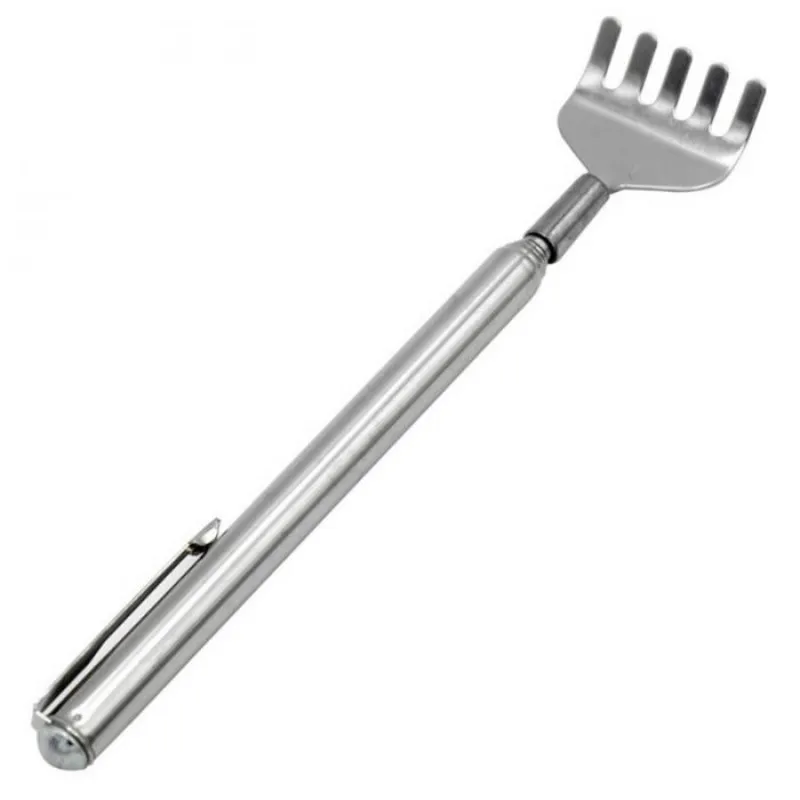 Extendable Stainless Steel Back Scratcher Antiitching Stick Telescopic Claw Back Massager Extender Relief Tool Health Care