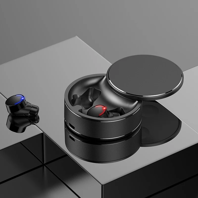 AAAE Top-ME-28S Bluetooth гарнитура ME8 на ухо зарядный отсек может поворачиваться стерео настоящая беспроводная версия 5,0
