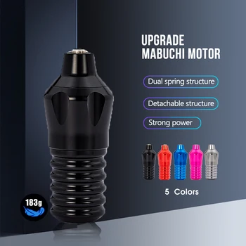 

2019 Newest Arrival Short High Quality Professional tattoo pen machine powerful mabaochi motor with wireless power battery RCA