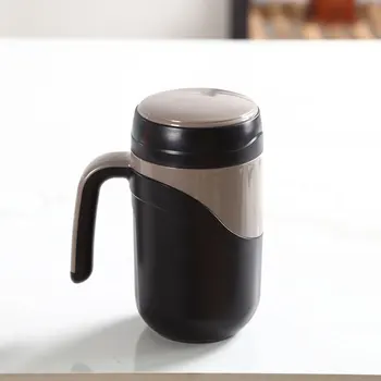 

Ceramics Thermos Cup with Handle 380ml Tea Cup Insulated Coffee Mug for Office Desk Home Drinking Thermos Water Cups 35