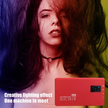 

Photography Studio Fill Lamp Panel Portable Portrait Adjustable Brightness 2500K 8500K Dimmable LED Video Light Camera RGB Color