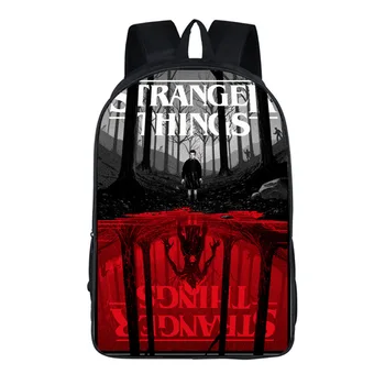 

New 16inch Stranger Things Backpack School Bags For Children Casual Teenagers Backpack Men Women's Travel Bags Laptop Mochilas