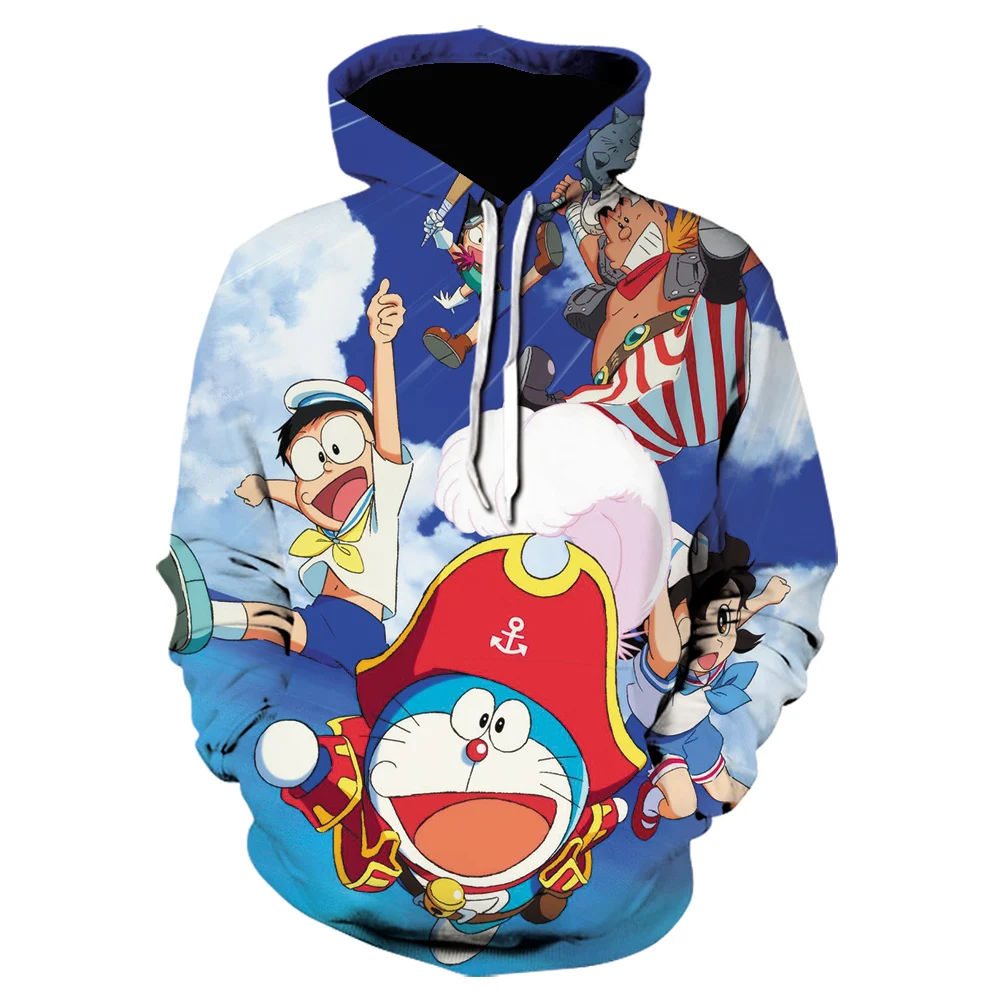 

2021 Spring and Autumn Fashion Men's and Women's Children's Hoodie 3D Printing Cartoon Animation Casual Harajuku Caot
