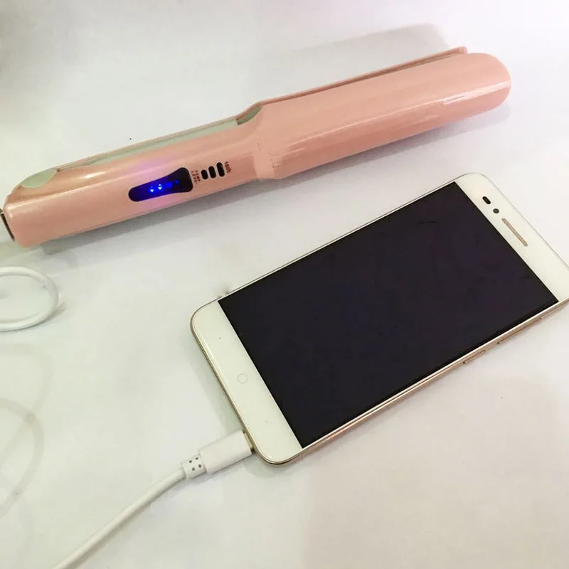 Профессиональный Выпрямитель для волос USB Выпрямитель волос перезаряжаемый переносной инструмент для укладки волос выпрямители для волос