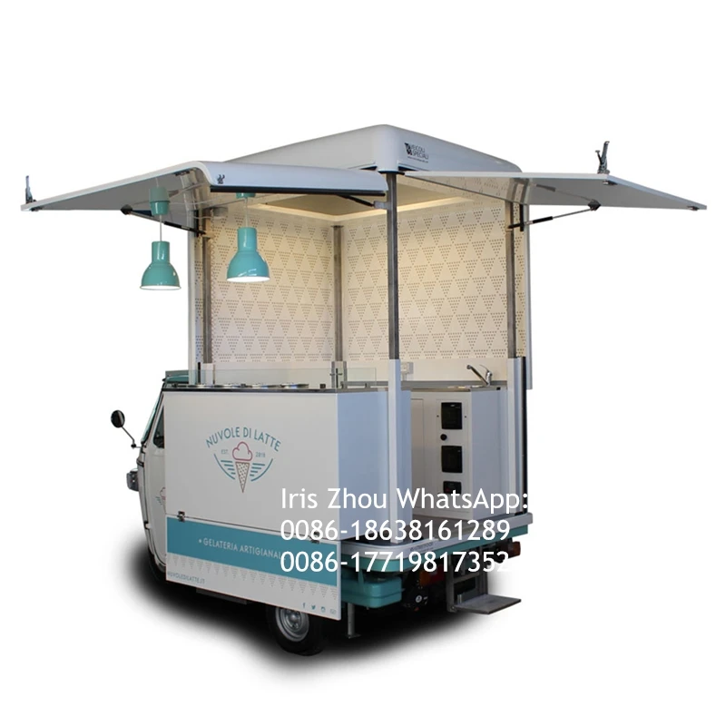 Самый красивый дизайн Piaggio мобильный бар Piaggio Ape бар Piaggiao Ape пищевой грузовик для продажи США