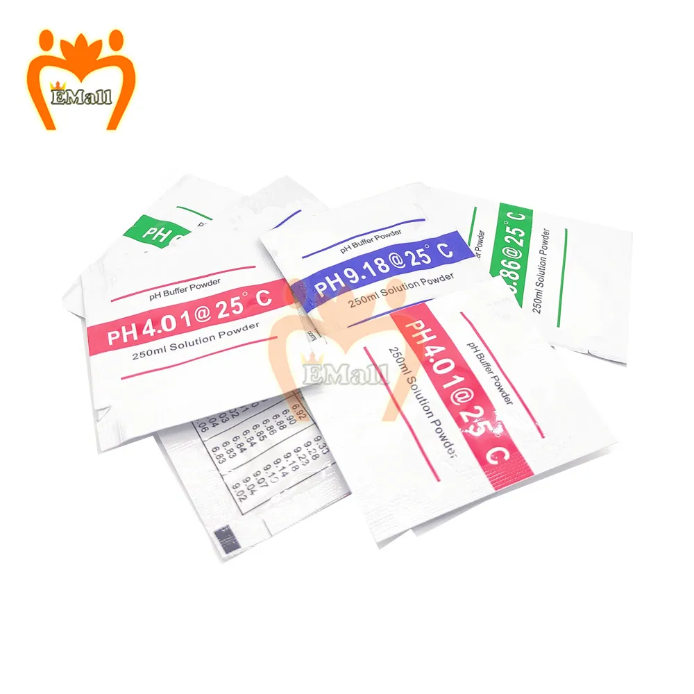 15pcs/Lot PH Buffer Powder Measure Calibration Solution ph4.00/ 6.86 /9.18 Calibration Point For PH Test Meter