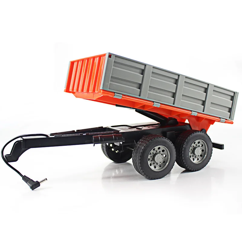 

RC Truck Farm 2.4G Remote Control Trailer Rake 1:16 High Simulation 38.5CM Construction Vehicle Children Toys Hobby,Dump