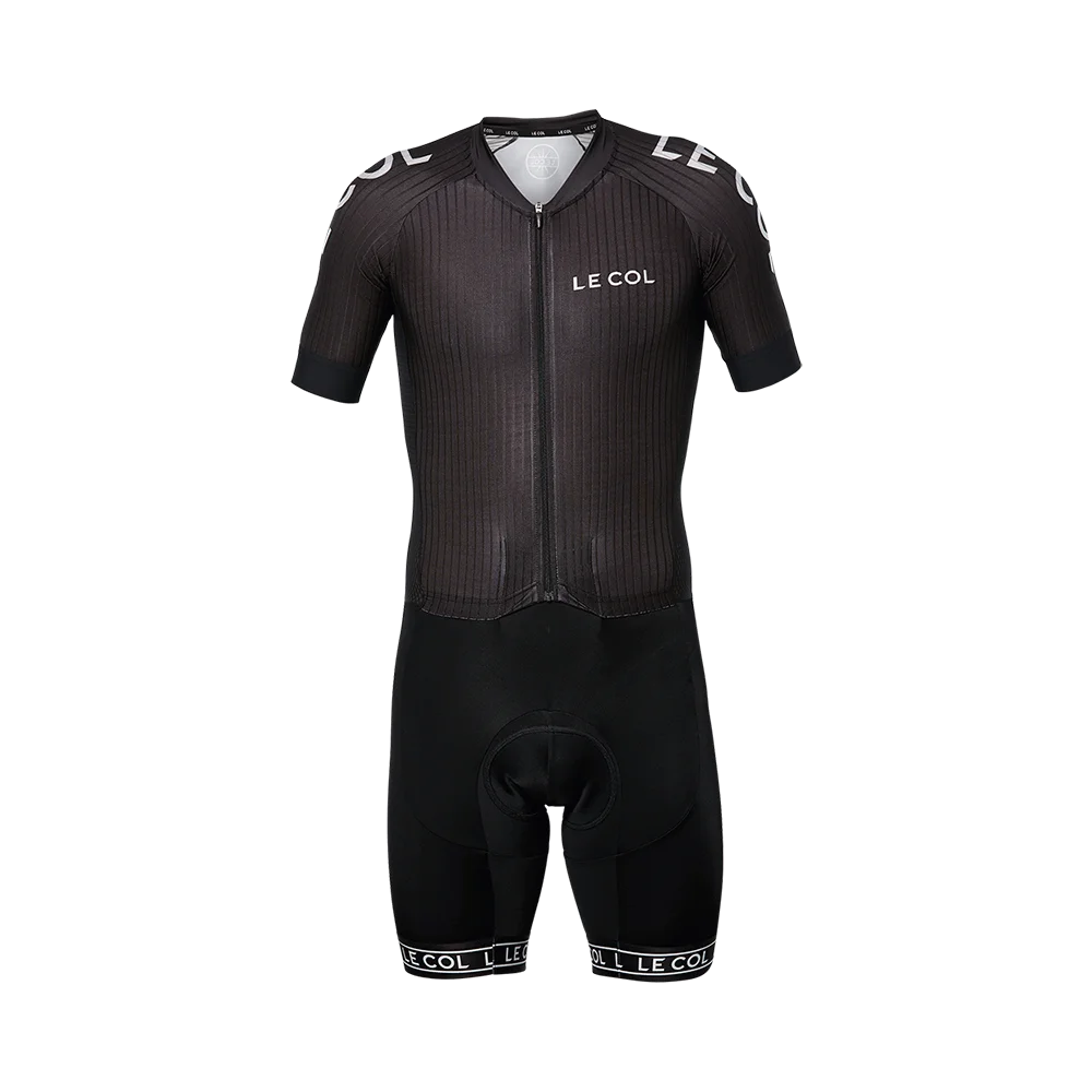 SPONGE PAD Wiggins le col Велоспорт skinsuit летний велосипед триатлонный комбинезон велосипедный трикостюм Боди Одежда conjunto uniforme ciclismo hombre - Цвет: SPONGE PAD