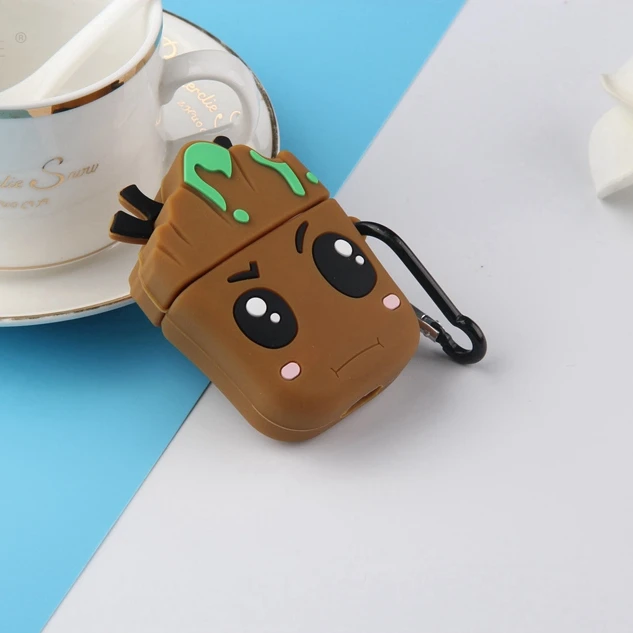 1322E0 Чехол для наушников для Airpods, чехол с милым мультяшным котом и Мышкой, чехол для наушников для Apple Air pods 2 Earpods 3D Bear, аксессуары для наушников - Цвет: 1322E0
