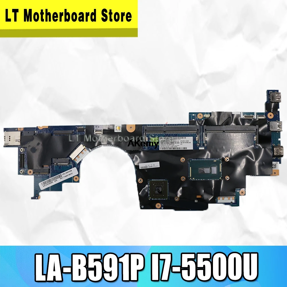 

00JT361 ZIUS1 LA-B591P for Lenovo Thinkpad Yoga S5 15 Laptop Motherboard I7-5500U with GT840M-4G original mothebroard