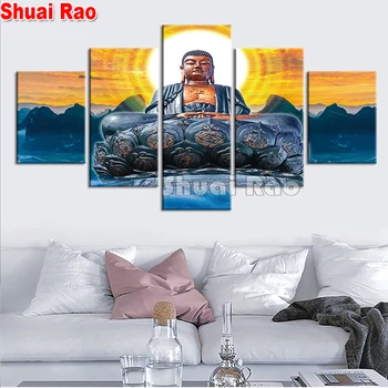 

Buddha diamond painting Full Square/Round drill 5d embroidery mosaic portrait cross stitch thread diamond art Multi-pictures,