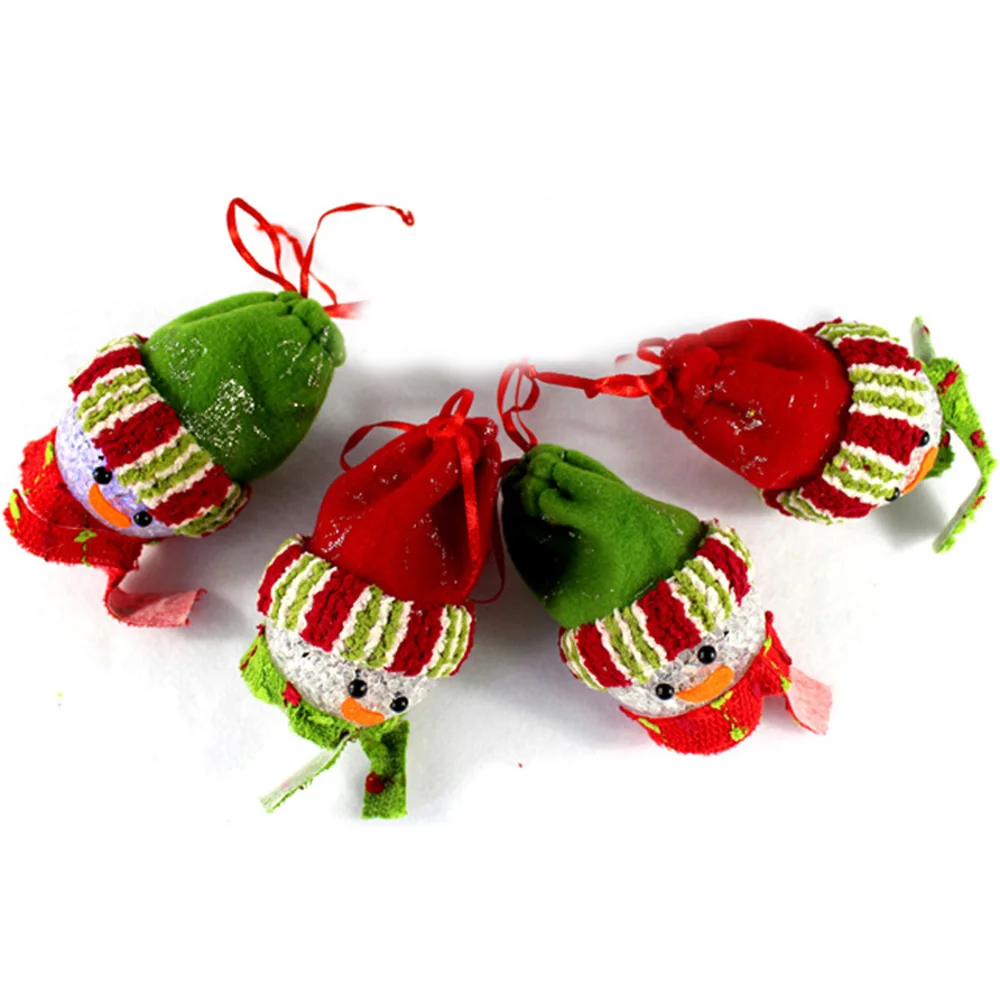 11*7cm Christmas Hanging LED Light Candy Bag EVA XMAS Tree Decor Ornaments