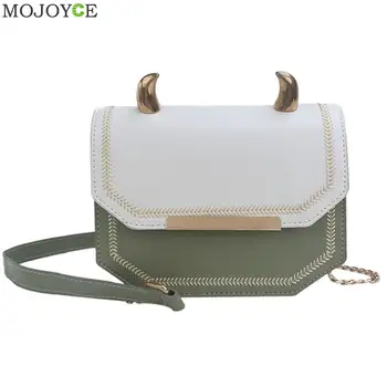 

Hot Sale Handbags Casual Leather Crossbody Bag Women Hit Color Vintage Pouch Daily Shoulder Bags for Hiking and Travel