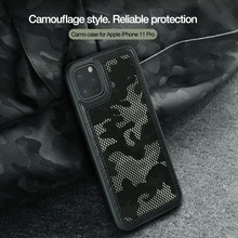 Чехол NILLKIN Camo для iPhone 11/11 Pro/11 Pro Max TPU+ PC с камуфляжным узором чехлы для телефонов для iPhone 11 Pro Max чехлы