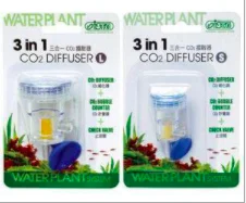 

ISTA 1 Piece 3 In 1CO2 Bubble Refiner Diffuser+Device+Aquarium Fish Tank Transparent Co2 Bubble Diffuser Valve Control Meter / L