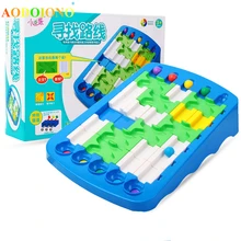 3D головоломка, игрушка для строительства трассы, прокатный мяч, для родителей и детей, Интерактивная настольная, веселые, вечерние, семейные игры, игрушка, игра, фокус, IQ поезд