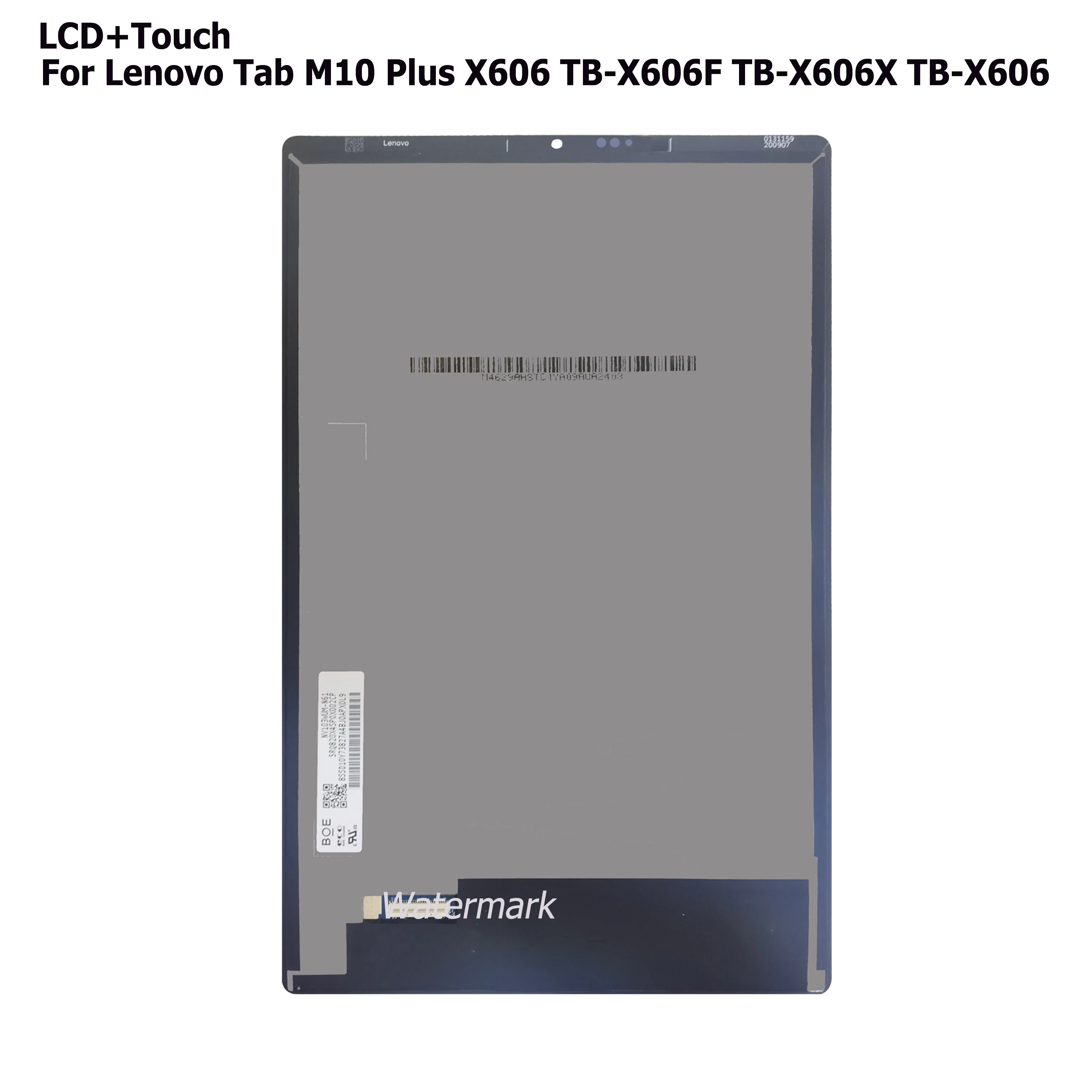 Ecran complet compatible avec Lenovo TAB M10 PLUS TB-X606-X606F-X606X  taille 10.3 noir Vitre tactile + écran LCD - Cdiscount Téléphonie