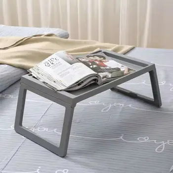 

Laptop Table Notebook Folding Desk Computer Desk Breakfast Serving Bed Trays Adjustable Foldable Flip Top Legs Mini Office Desk