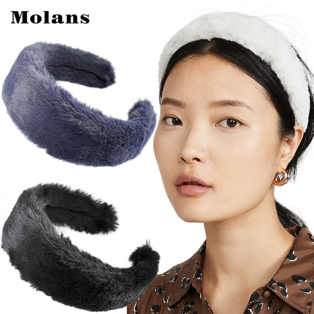 Turbante a fascia in velluto blu | Mimi Condal